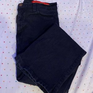 Black high waisted flared jeans, used a few times, good condition